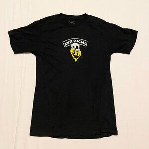 Eighty Eight Brand Anti Social T Shirt Womens Size Small Tee